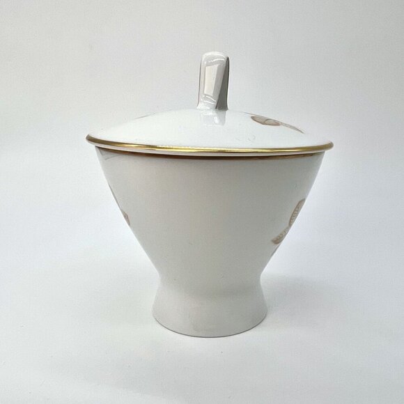 Vintage Rosenthal Classic Rose Porcelain Sugar Bowl With Lid Gold Trim - Picture 5 of 9